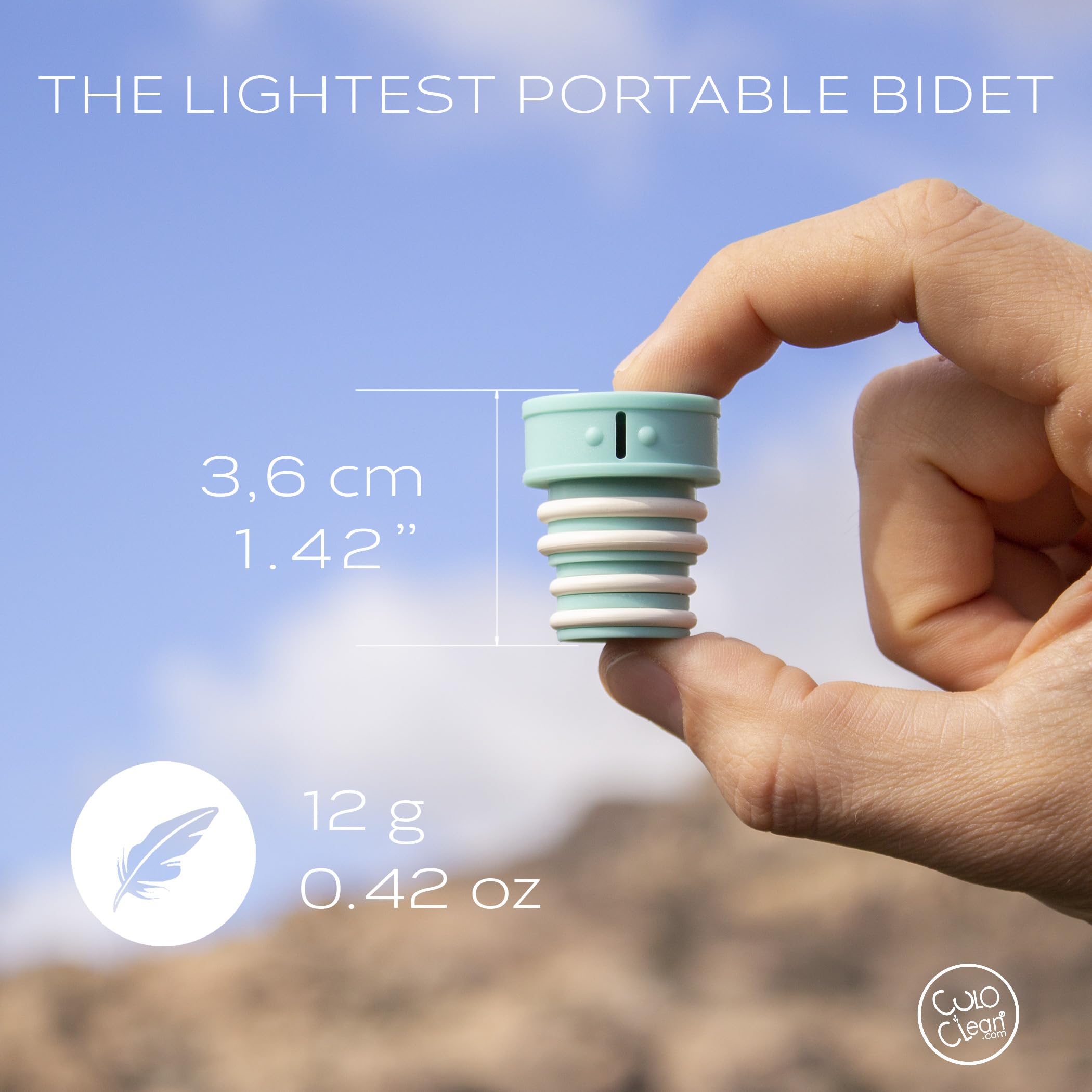 CuloClean Bidet Portable Turquoise hygiène intime