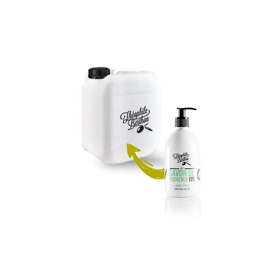 THEOPHILE BERTHON Savon Provence 5L savon liquide menthe poivrée