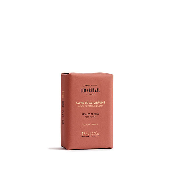 Fer à Cheval Savonnettes Pétales de Rose savon 125g surgras