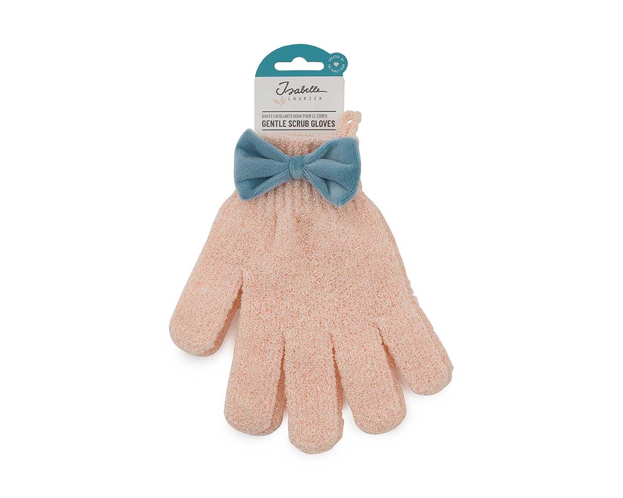 Isabelle Laurier Ladies lot 2 gants exfoliants pêche gommage corps