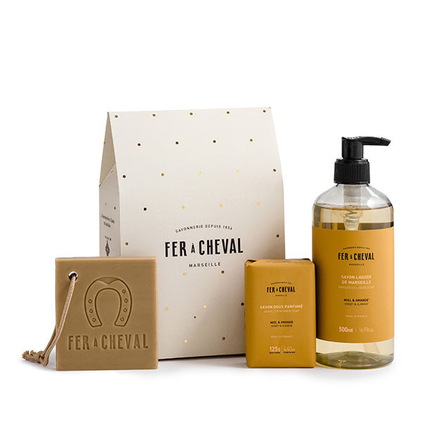 NCDSM Coffrets Rituel Parfumé Miel Amande Coffret 3 Pièces