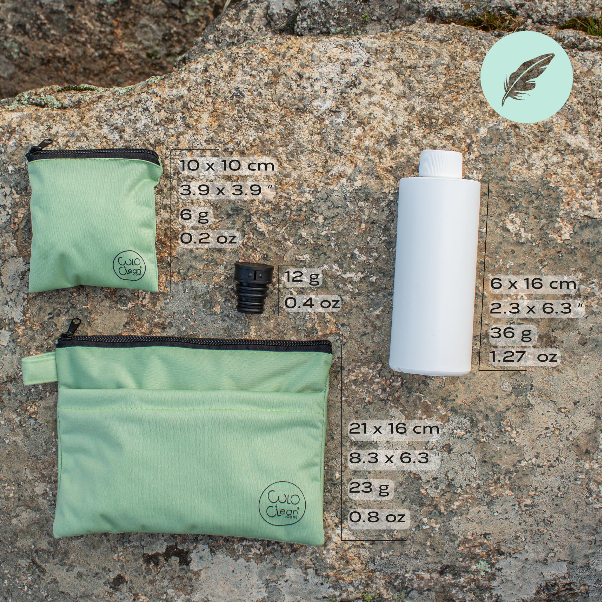 CuloClean Kit Hygiène Bidet Portable + Bouteille randonnée