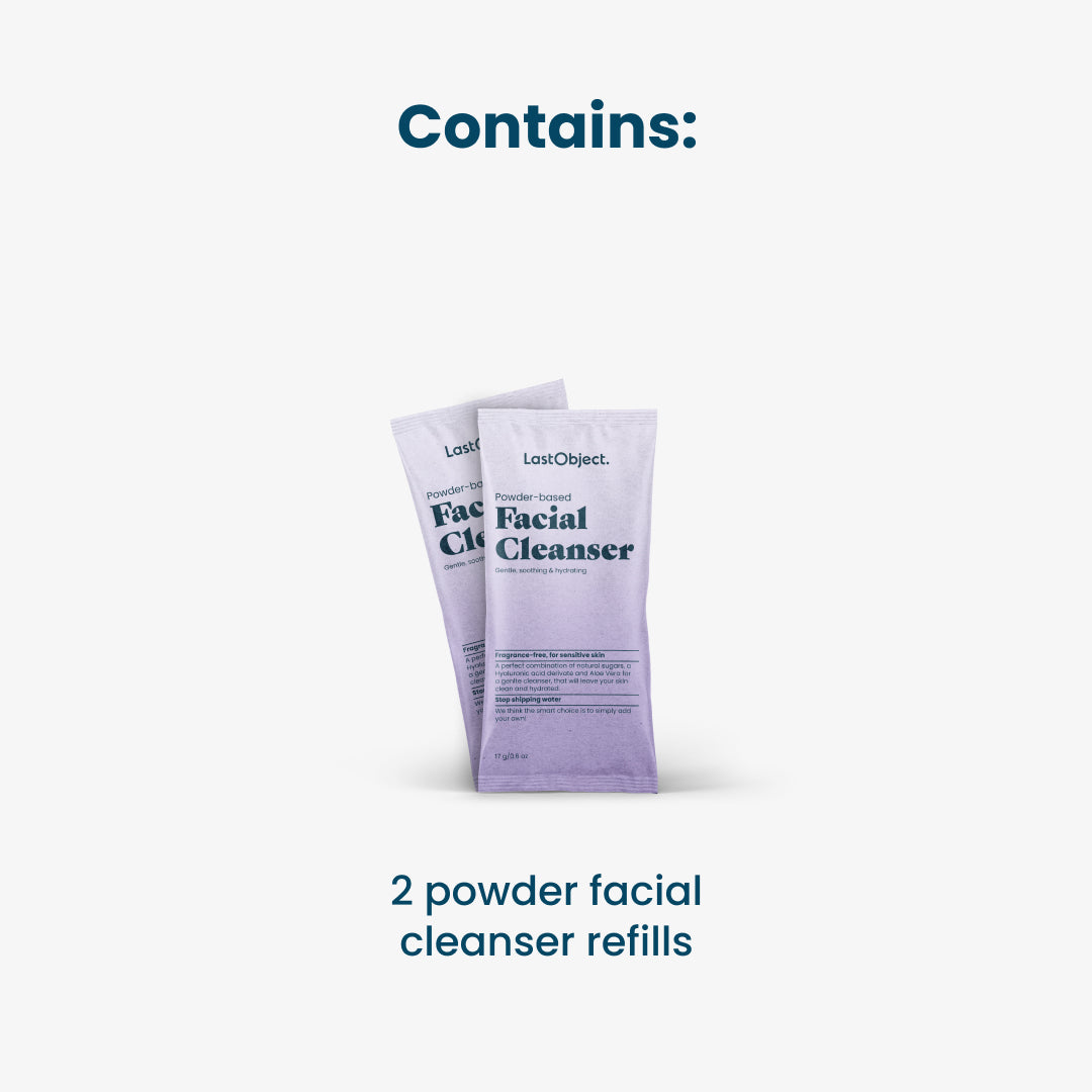 LastSwab Powder Collection Facial Cleanser poudre visage 2 recharges