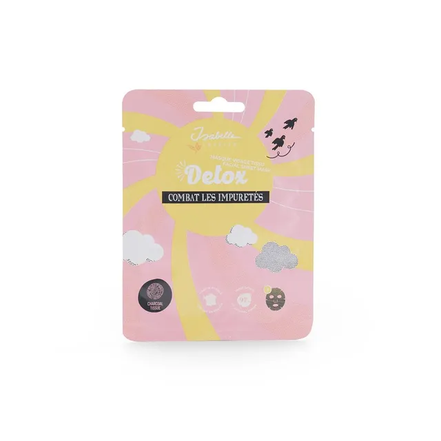 Isabelle Laurier Teens masque tissu Detox Charbon 1 unité