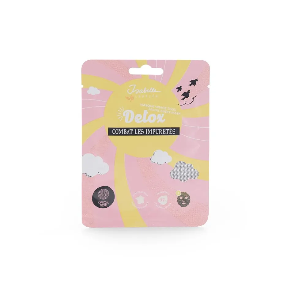 Isabelle Laurier Teens masque tissu Detox Charbon 1 unité