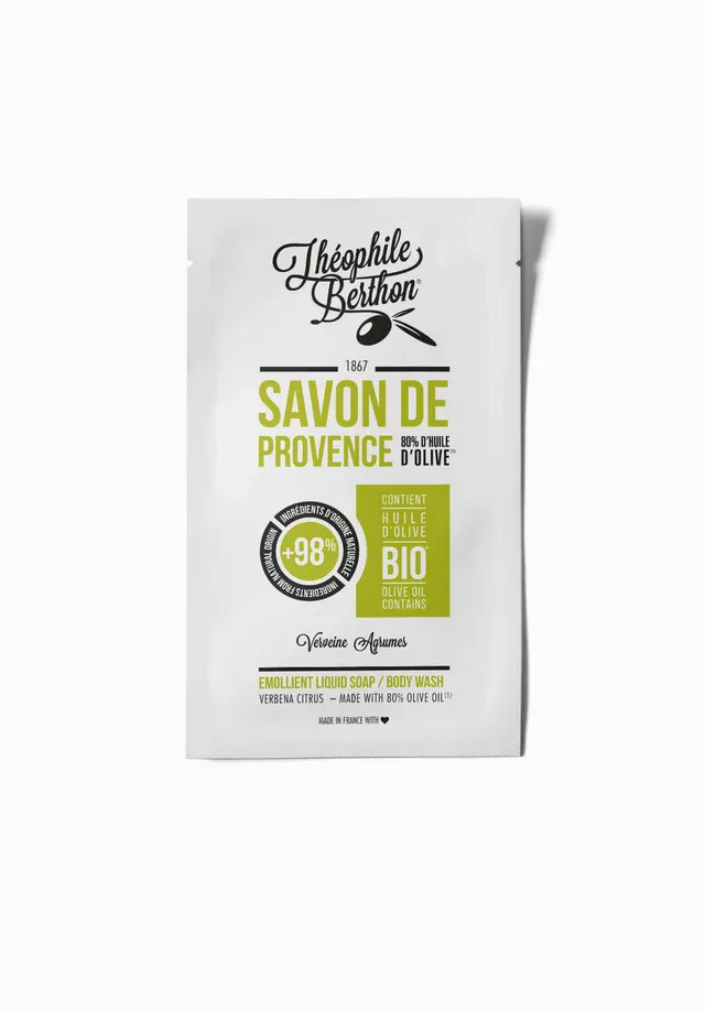 Theophile Berthon Savon Provence échantillon verveine agrumes
