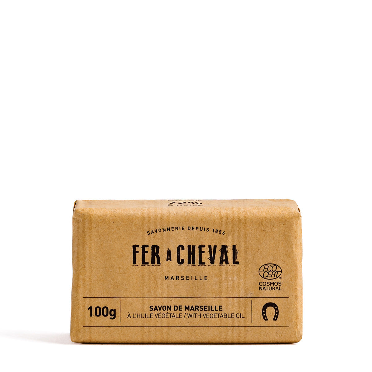Fer à Cheval Savonnette Végétale Savon Solide 100g Naturel