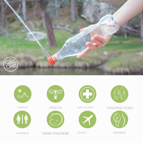 CuloClean Bidet Portable Corail Bouteille Hygiène Voyage