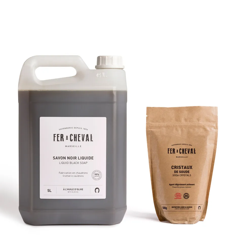 NCDSM Routines Kit DIY Dégraissant Intense Savon Noir 5L+500g