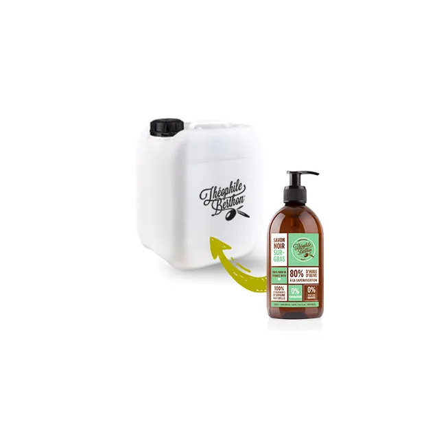 Théophile Berthon Savon Noir surgras 5L savon liquide menthe