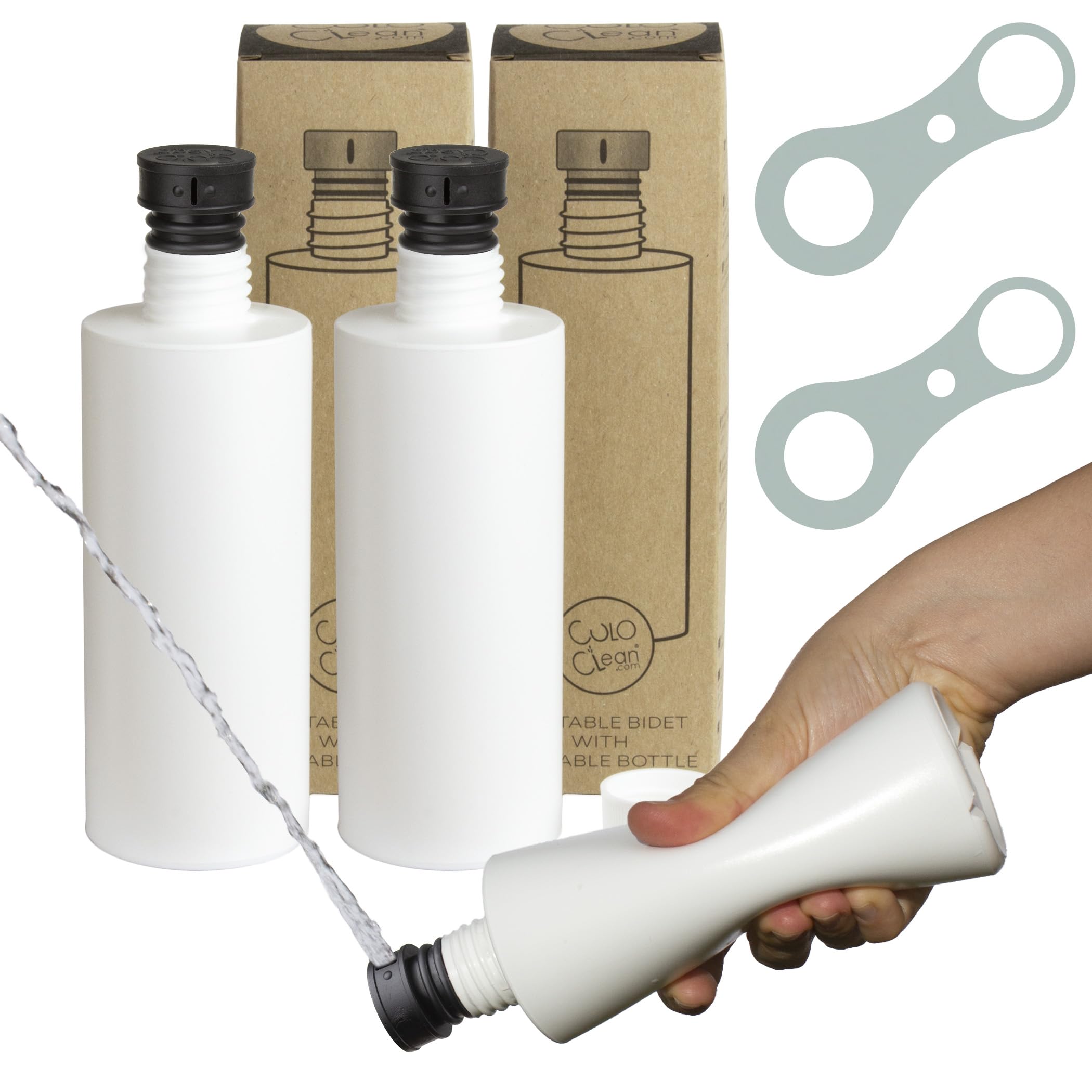 CuloClean Bidet portable + Bouteille 330ml lot de 2