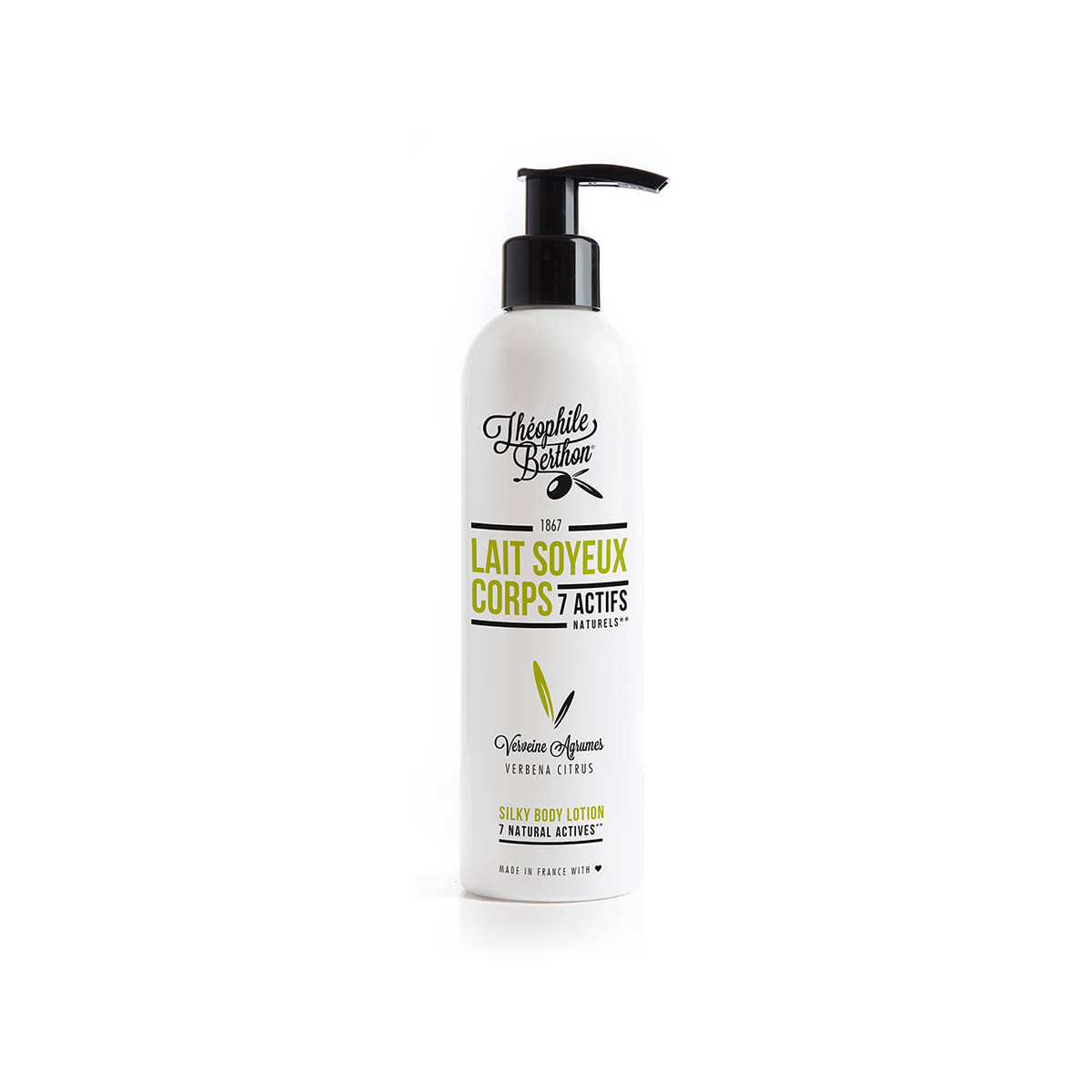 Theophile Berthon Lait Soyeux Corps 240ml Verveine Agrumes sec
