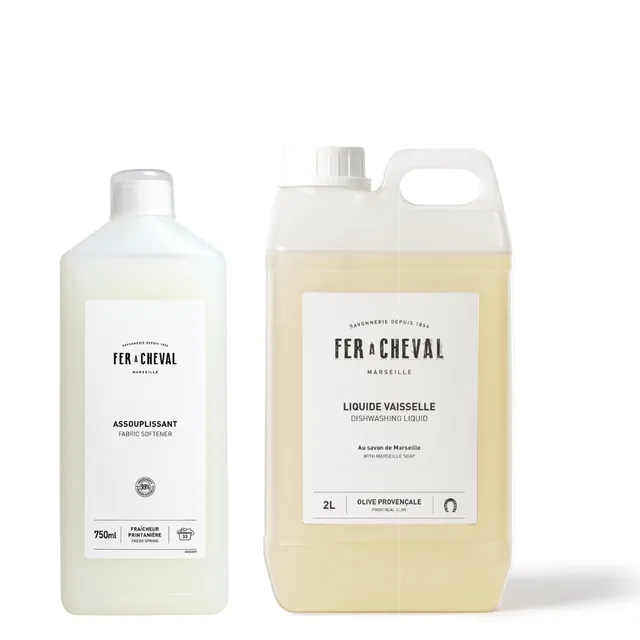Fer à Cheval Lessive et Assouplissant duo linge naturel