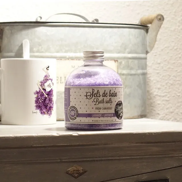 Theophile Berthon Sels de bain de Camargue lavande 350g