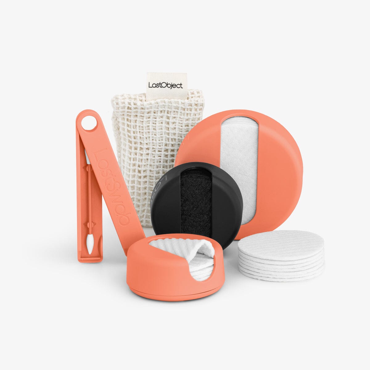 LastSwab Kit démaquillage lavable Essential coton + beauty