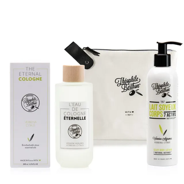 Théophile Berthon Coffrets Trousses trousse verveine agrumes 2 soins
