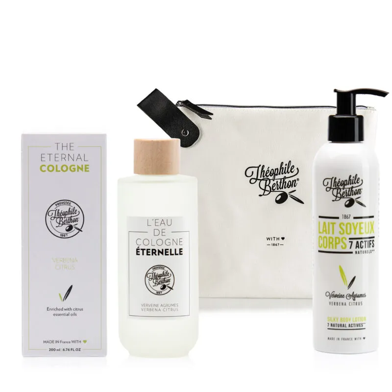 Théophile Berthon Coffrets Trousses trousse verveine agrumes 2 soins