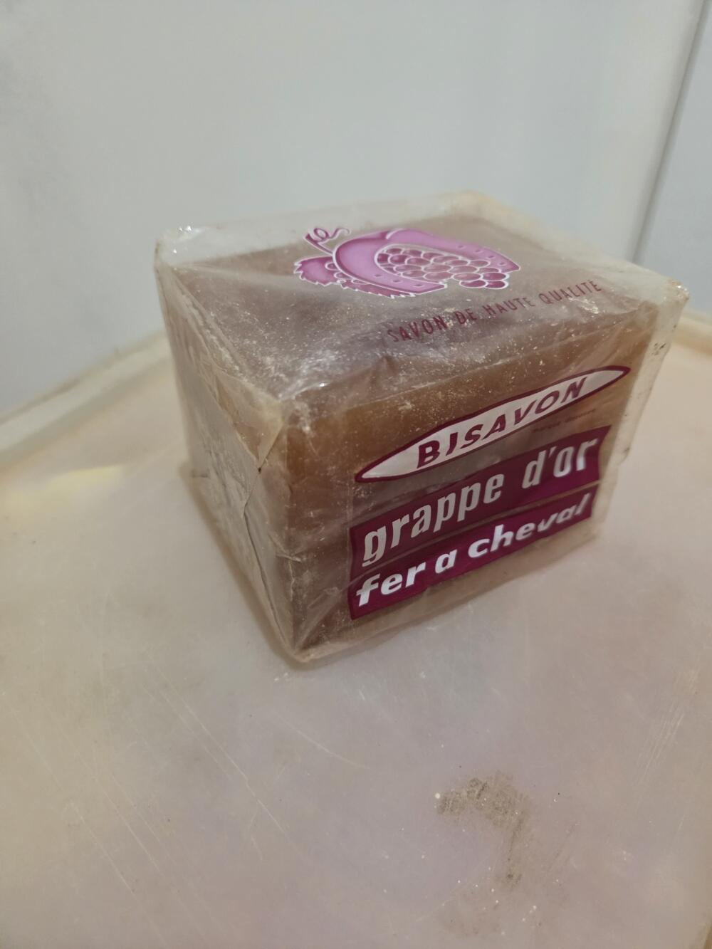 NCDSM Barres Pur Olive savon Marseille barre 1kg tranchée