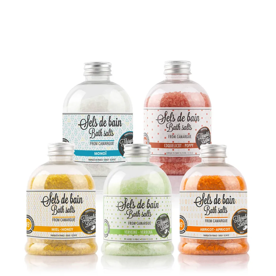 Theophile Berthon Sels de bain Camargue 5 Sels Méditerranée sel de bain