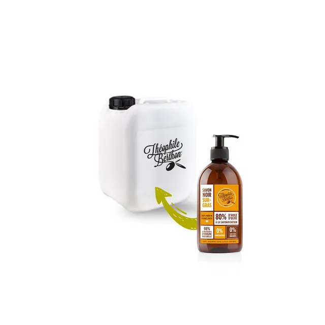 Theophile Berthon Savon Marseille liquide Eco-recharge 5L fleur d'oranger