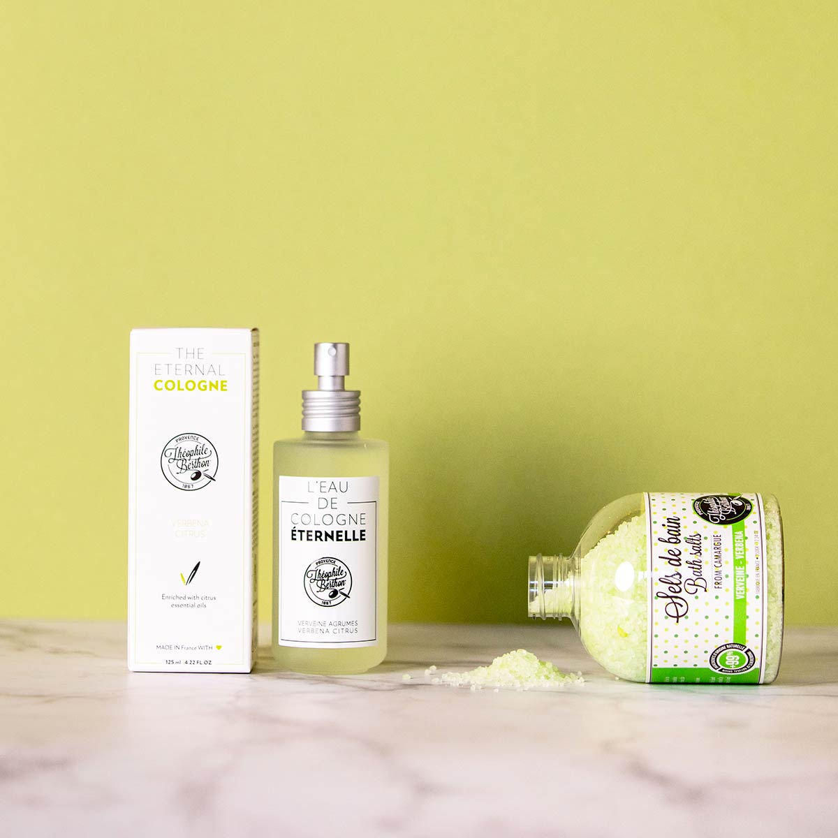 Théophile Berthon Trousse Pétillante coffret soin verveine agrumes