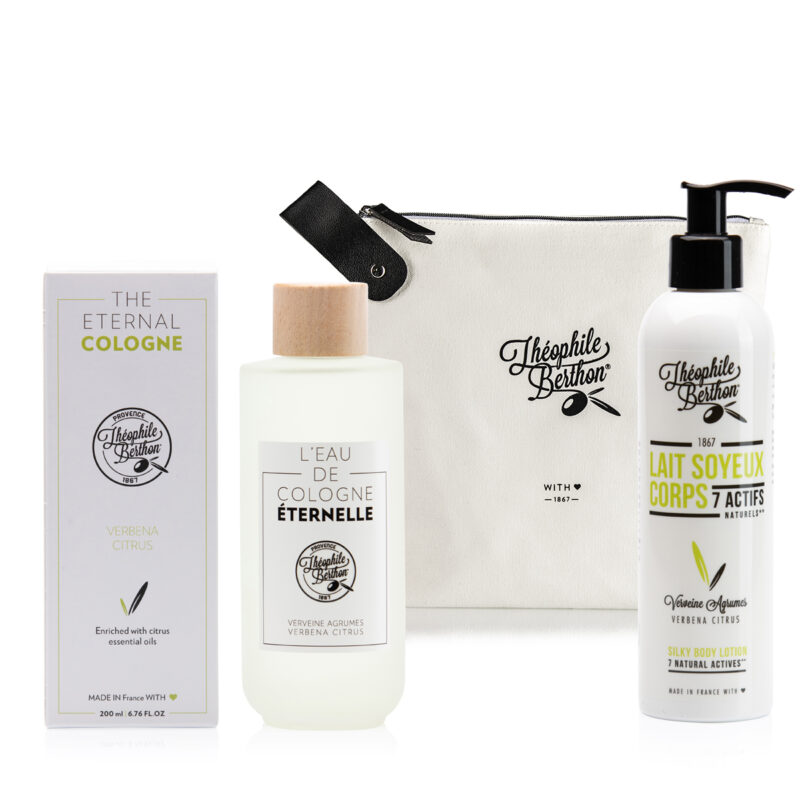 Théophile Berthon Coffrets Trousses trousse verveine agrumes 2 soins