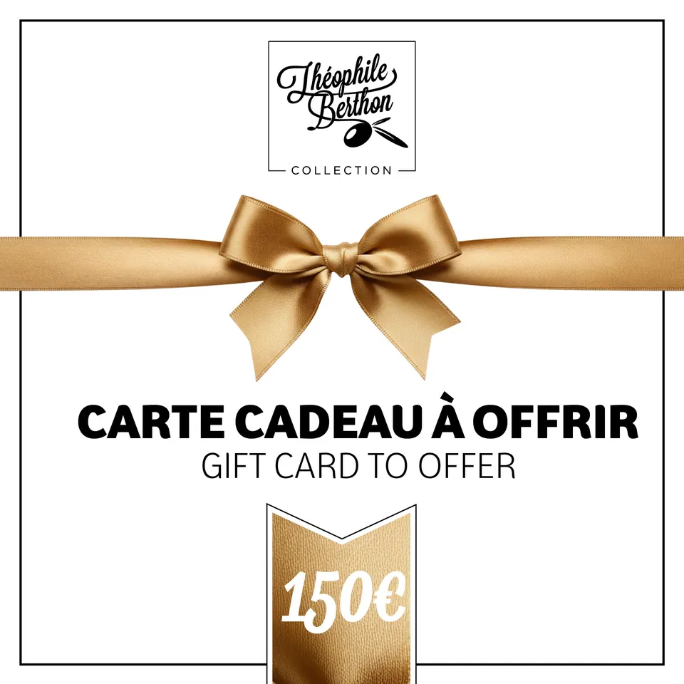 Theophile Berthon Bon cadeau carte cadeau 150€ eshop