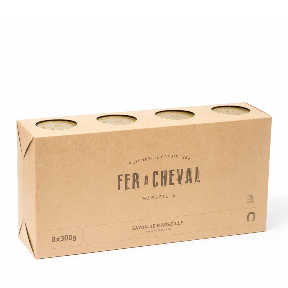 NCDSM Cubes Pur Olive savon Marseille lot 8x300g olive