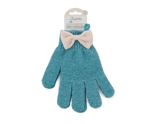 Isabelle Laurier Ladies lot 2 gants exfoliants corps bleus douche