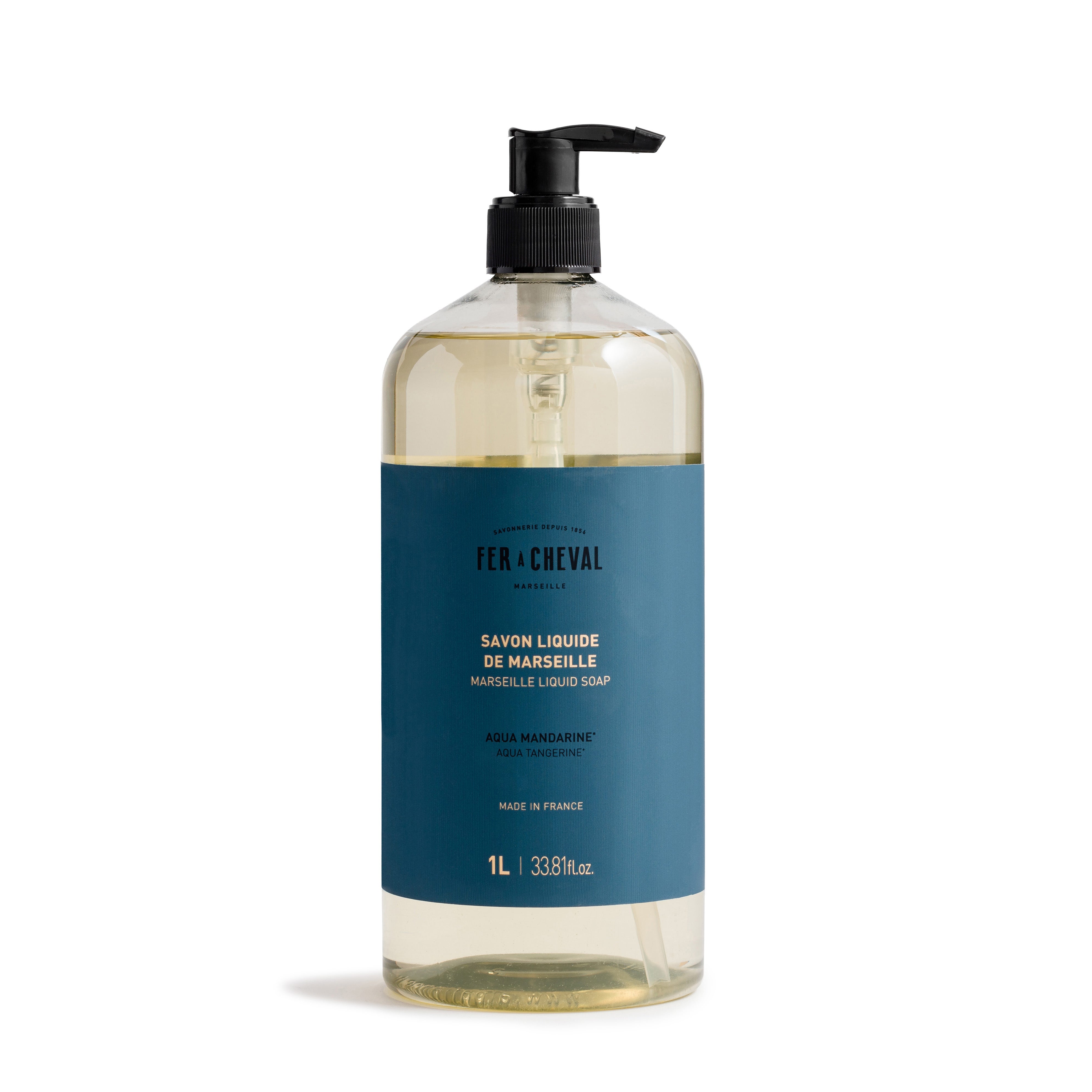 Fer à Cheval Savon Liquide de Marseille Aqua Mandarine 1L