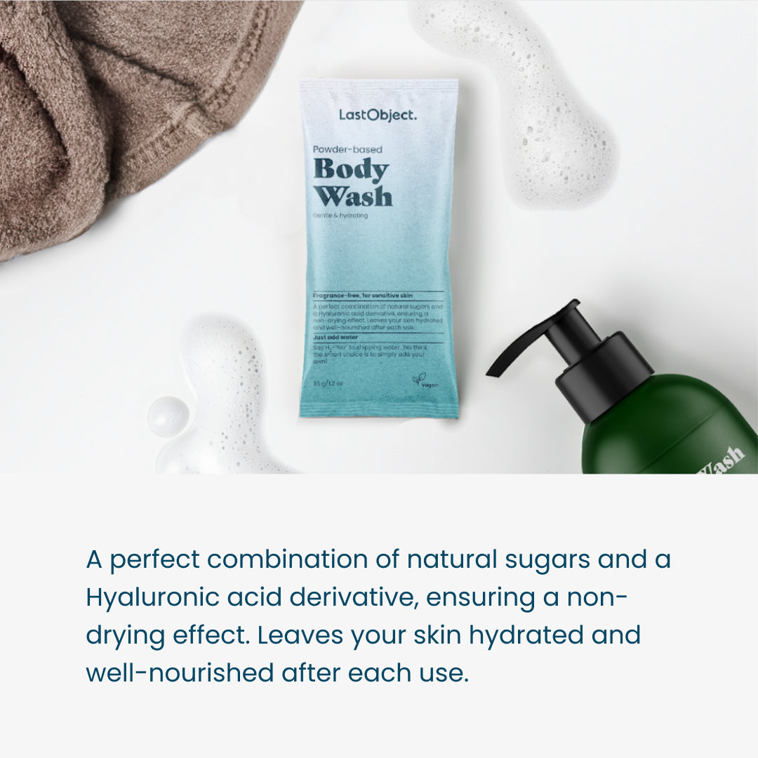 LastSwab Body Wash gel douche poudre Starter Kit 2x500ml