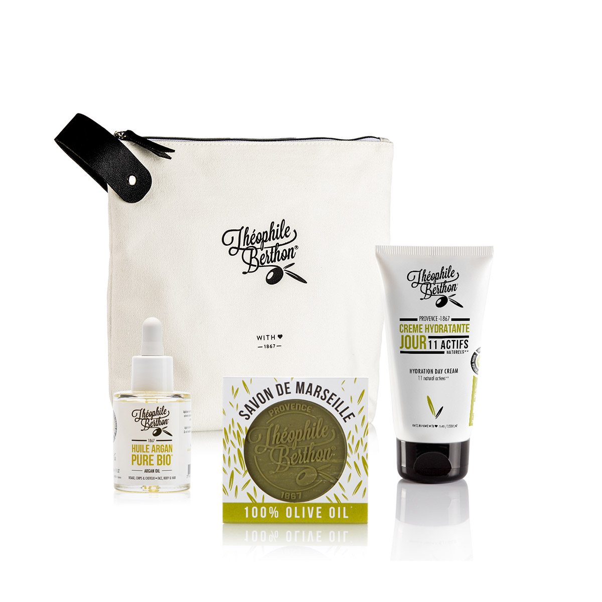 Théophile Berthon Trousse Routine Beauté visage 3 soins