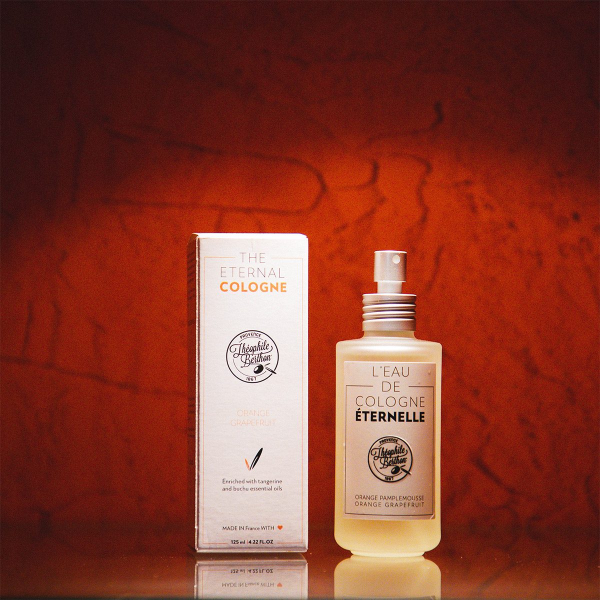 Théophile Berthon Parfum Eau de Cologne Éternelle parfum 125ml orange