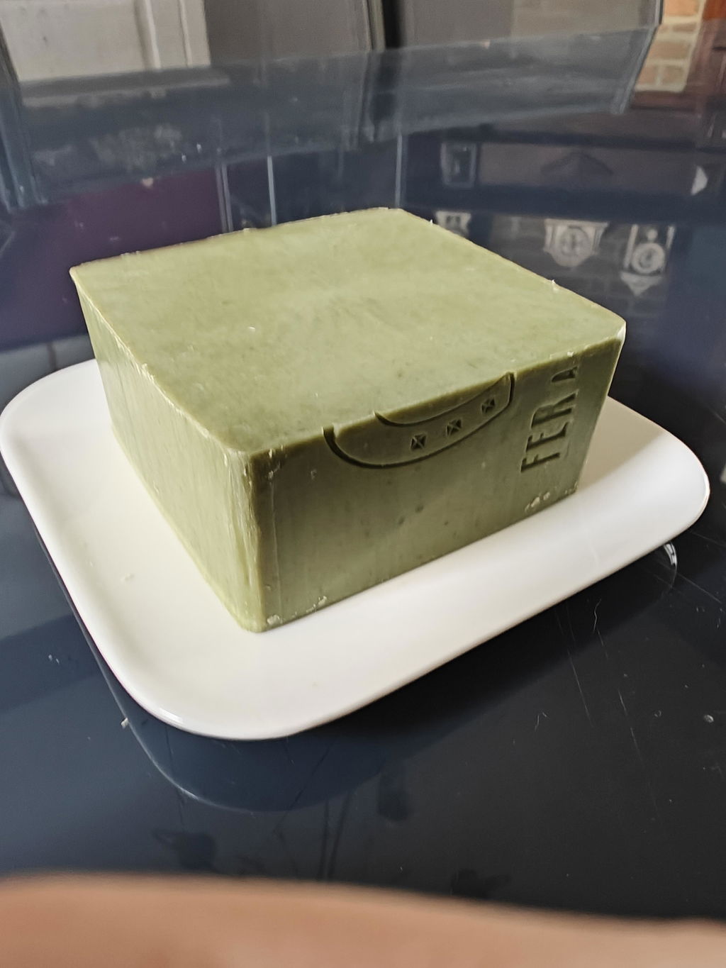 NCDSM Barres Pur Olive savon Marseille barre 1kg tranchée