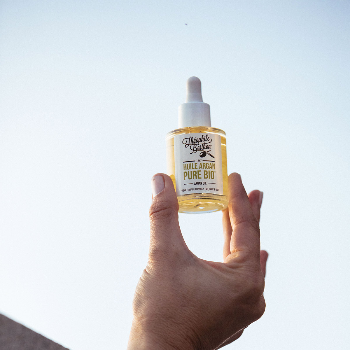 Théophile Berthon Soin corps huile d'argan pure bio 30ml visage