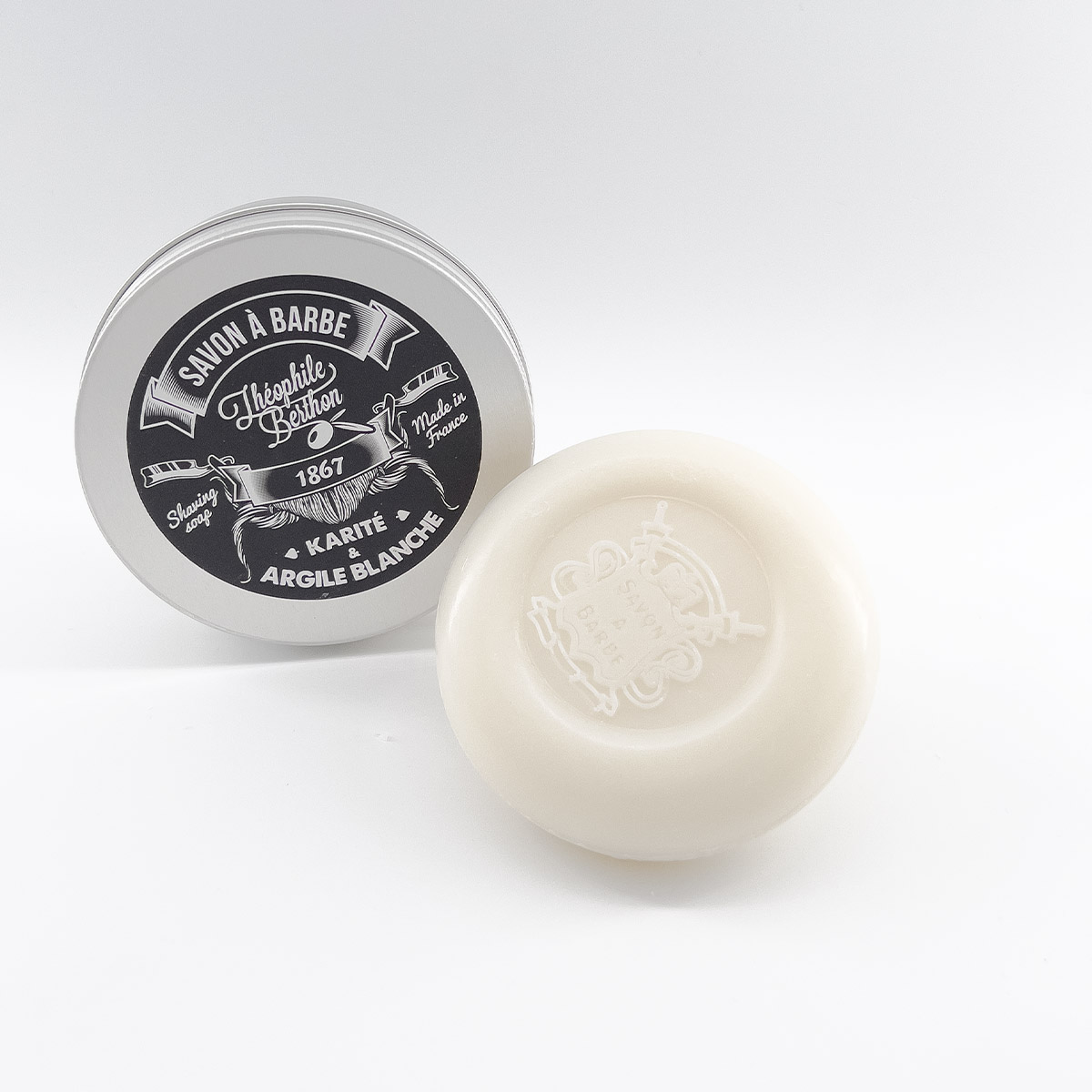 THEOPHILE BERTHON Savon solide savon à barbe éco-recharge 100gr