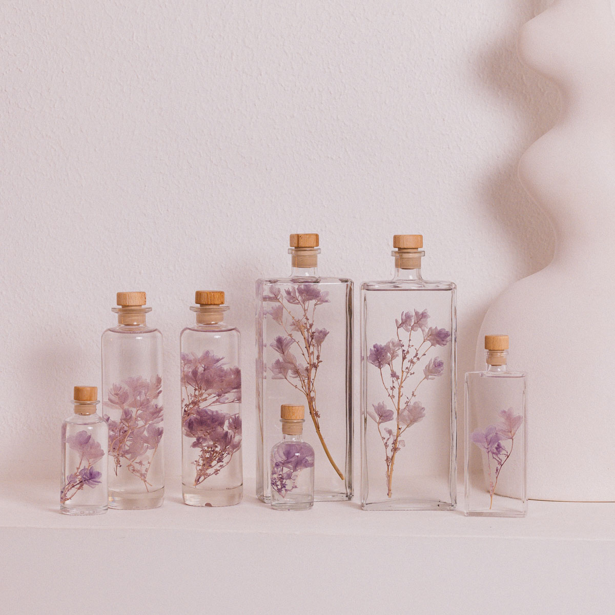 Théophile Berthon Herbarium hortensia lilas feuille chêne immergé
