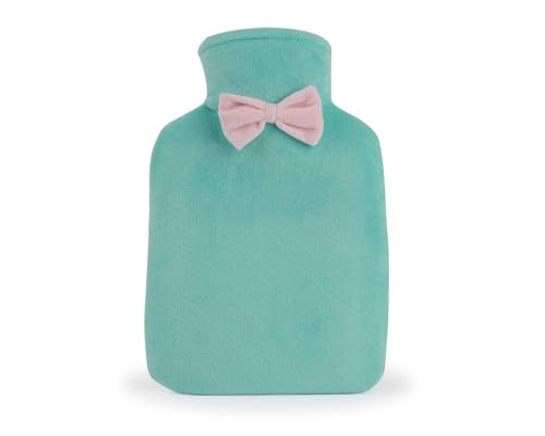 Isabelle Laurier Ladies bouillotte 1L Vert Menthe housse velours