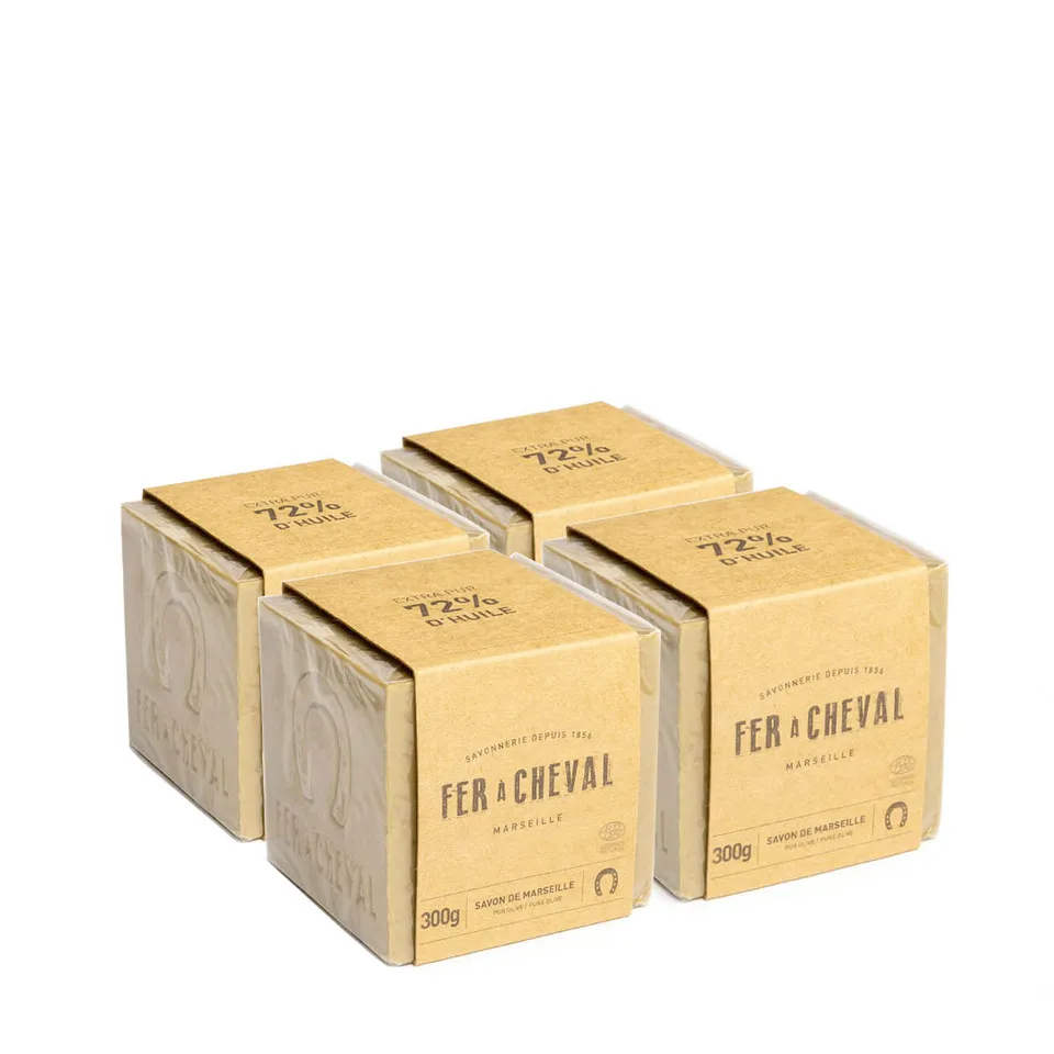 NCDSM Cubes Pur Olive savon Marseille lot 4x300g olive