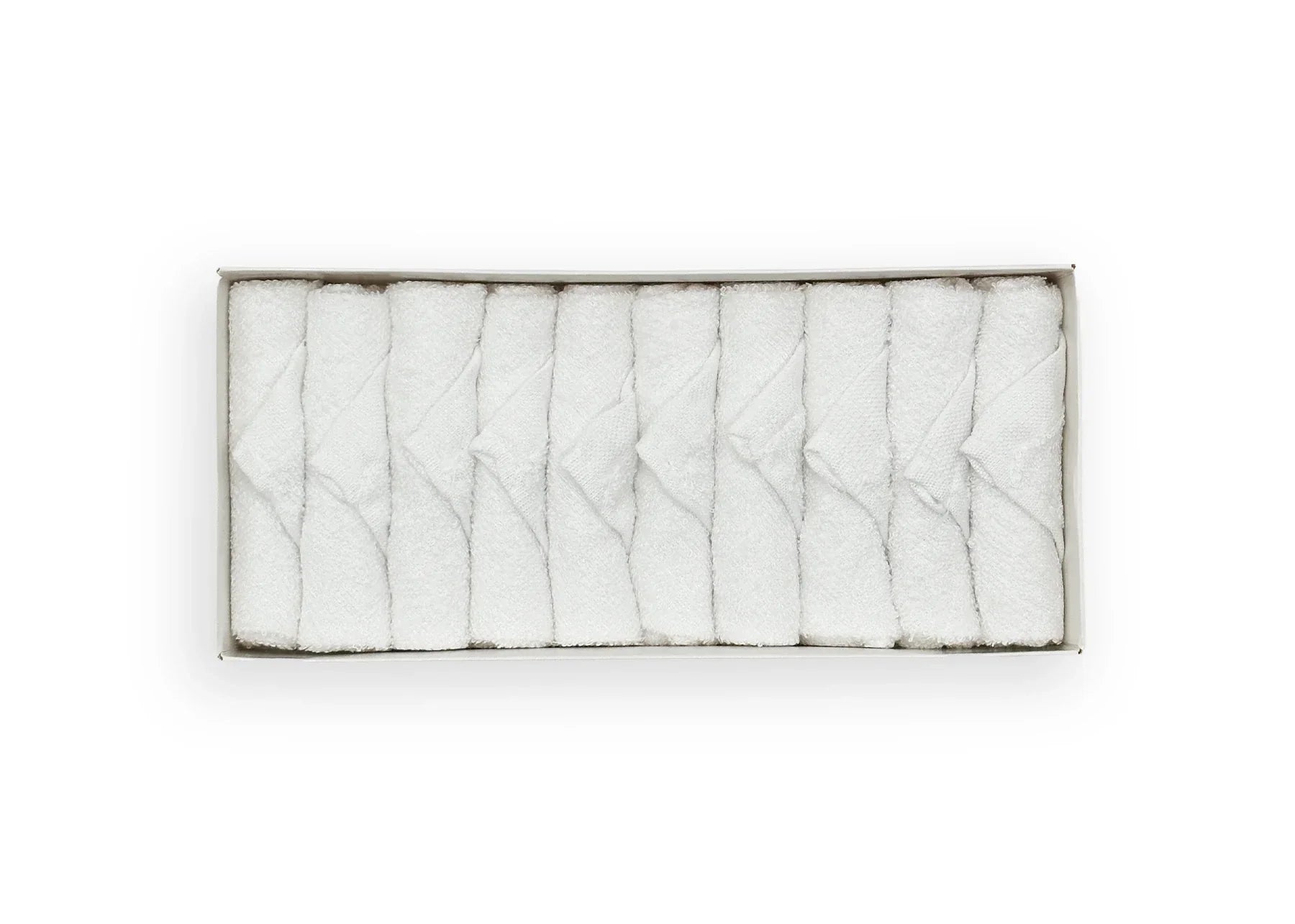 Oshibori Concept Échantillons plateau 10 serviettes sèches