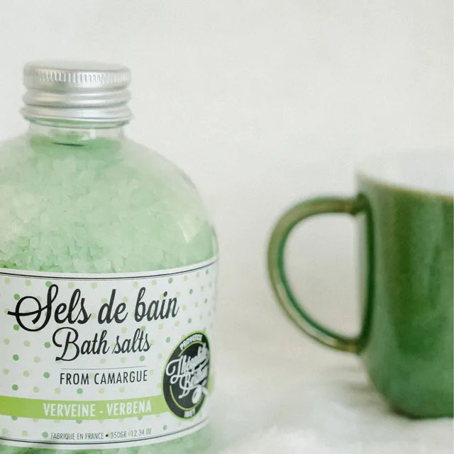 Théophile Berthon Sels de bain de Camargue 350g sel bain verveine