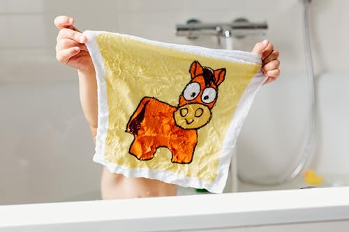 Isabelle Laurier Toddlers serviette magique Cheval coton 30x30