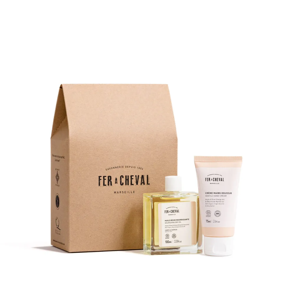 NCDSM Coffrets & Cadeaux Duo Huile Sèche + Crème Mains Lait d'Avoine