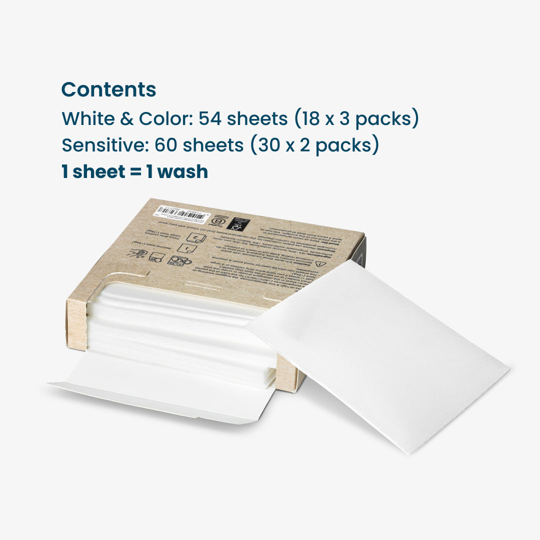Lastswab Laundry Detergent Sheets lessive 60 feuilles pré-dosées