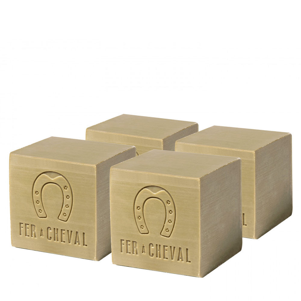 Fer à Cheval Cubes Pur Olive Savon 4x150g 600g Naturel