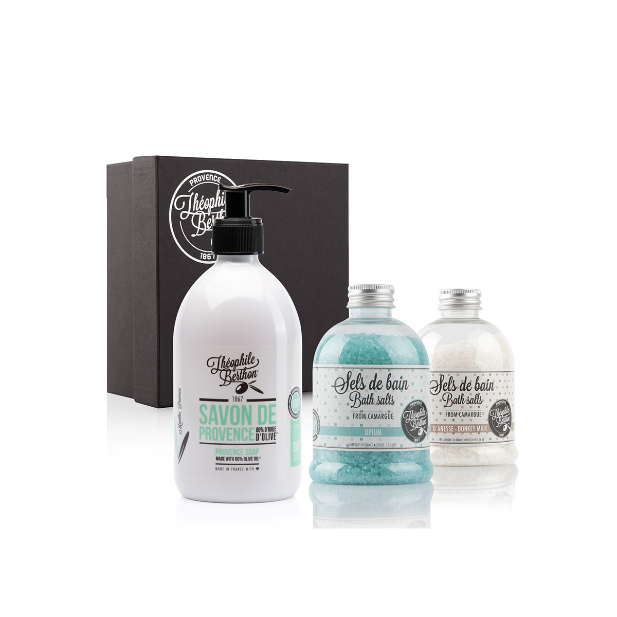 THEOPHILE BERTHON Coffret Bain vivifiant menthe + sels