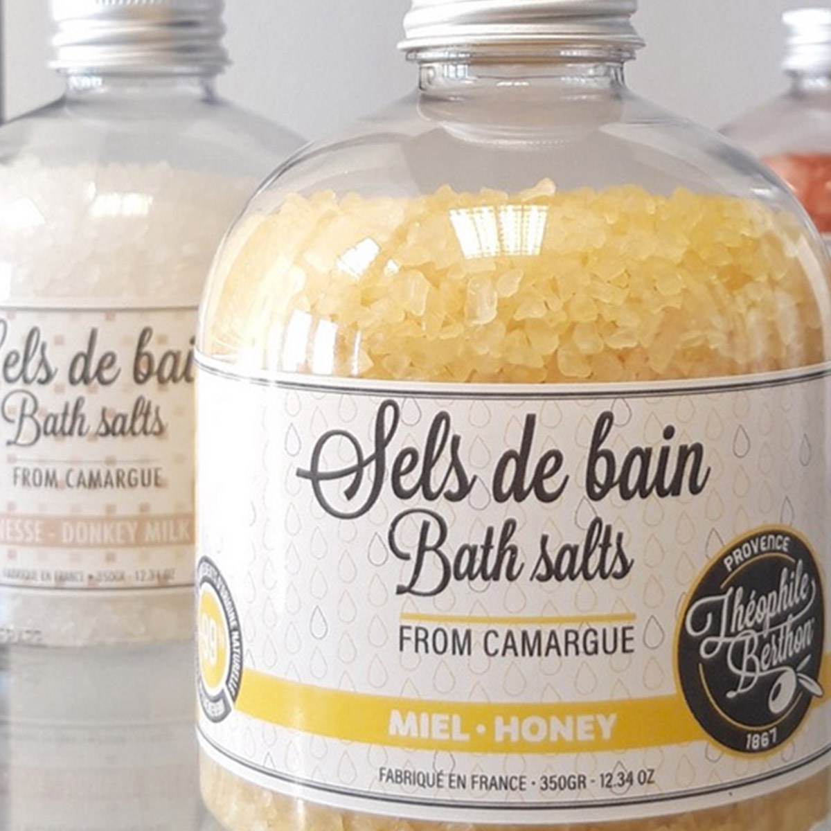 Théophile Berthon Coffret Bain sérénité savon noir + sels 3 pièces