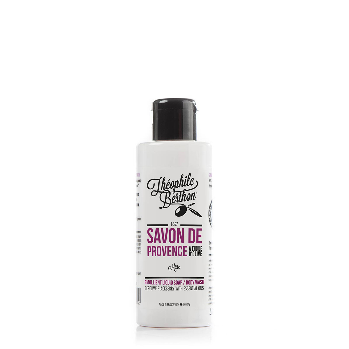 Théophile Berthon Savon Provence surgras mûre 100ml bain corps