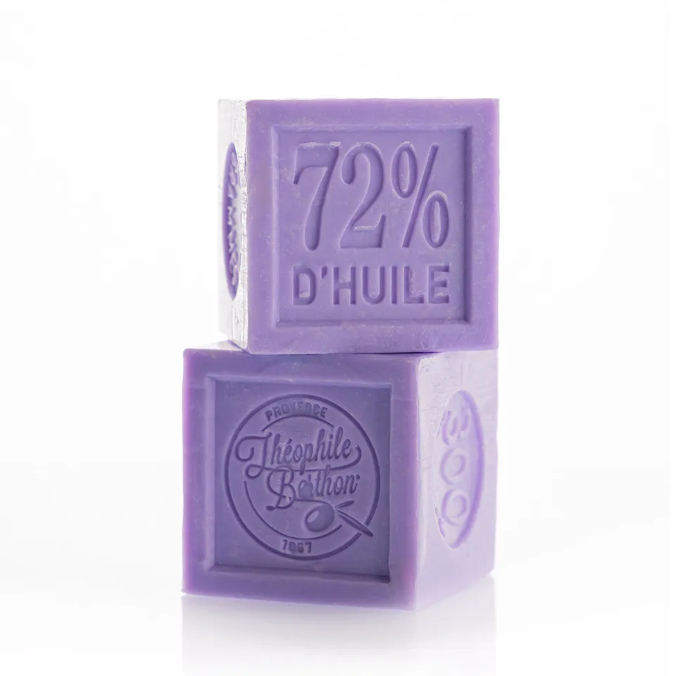 Théophile Berthon Pain de savon Marseille karité bio cube 300g