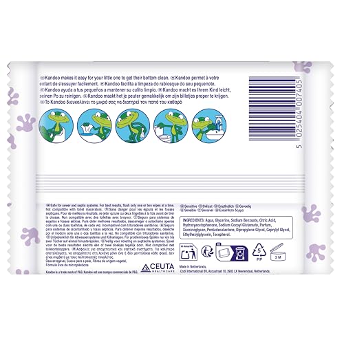 Kandoo Lingettes Sensitive lingettes humides 60 sans parfum
